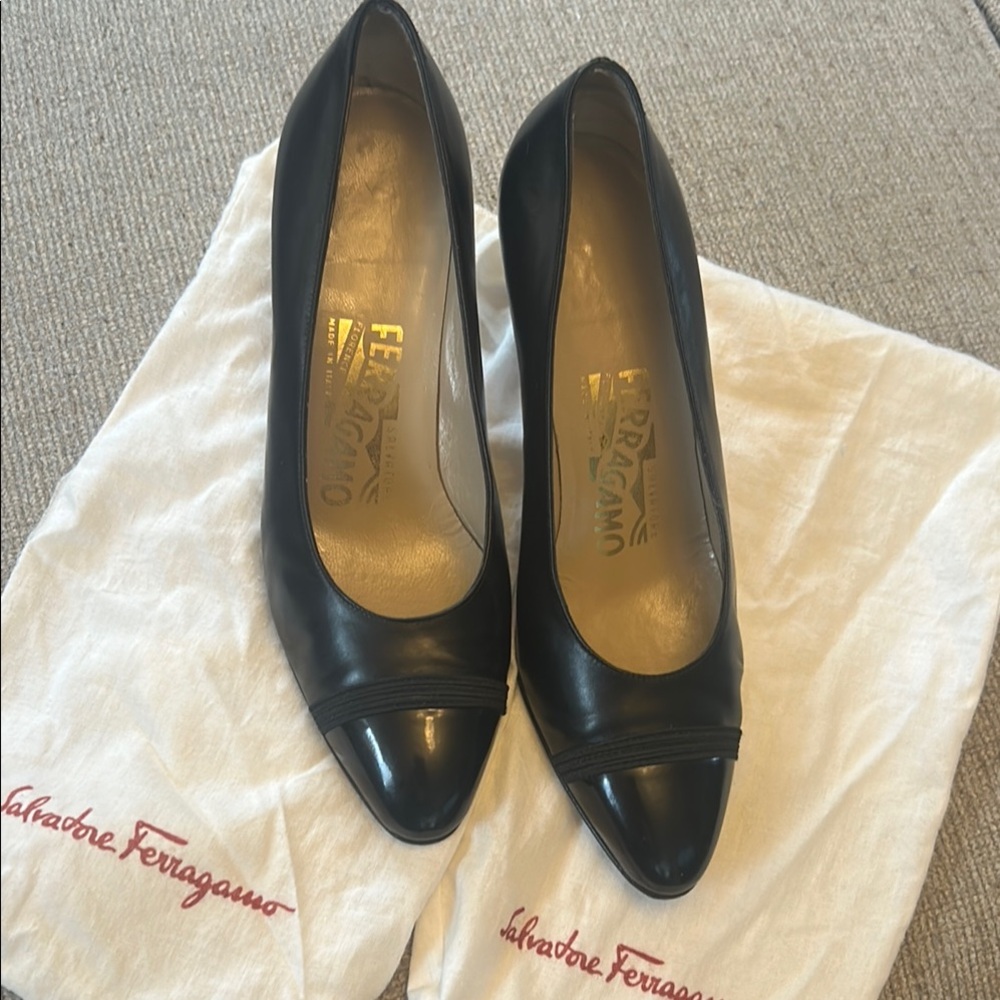 Salvatore Ferragamo Black Women's Shoes